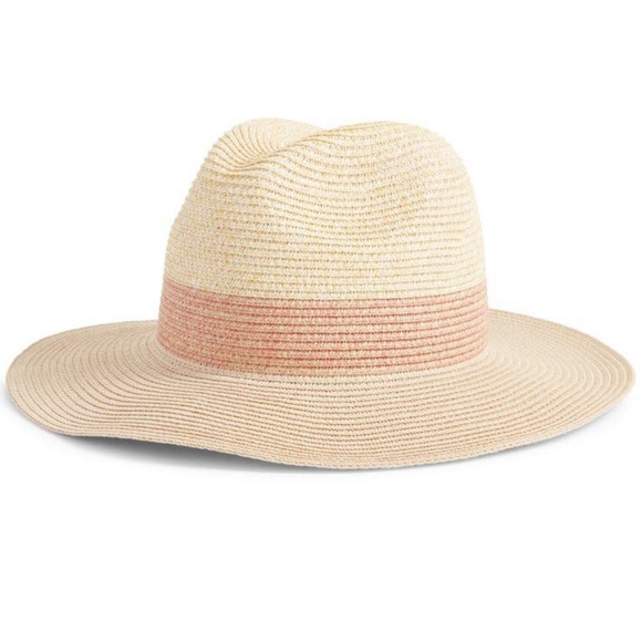 Halogen Panama Sun hat from Nordstrom, draw string to tighten around head - Picture 1 of 11